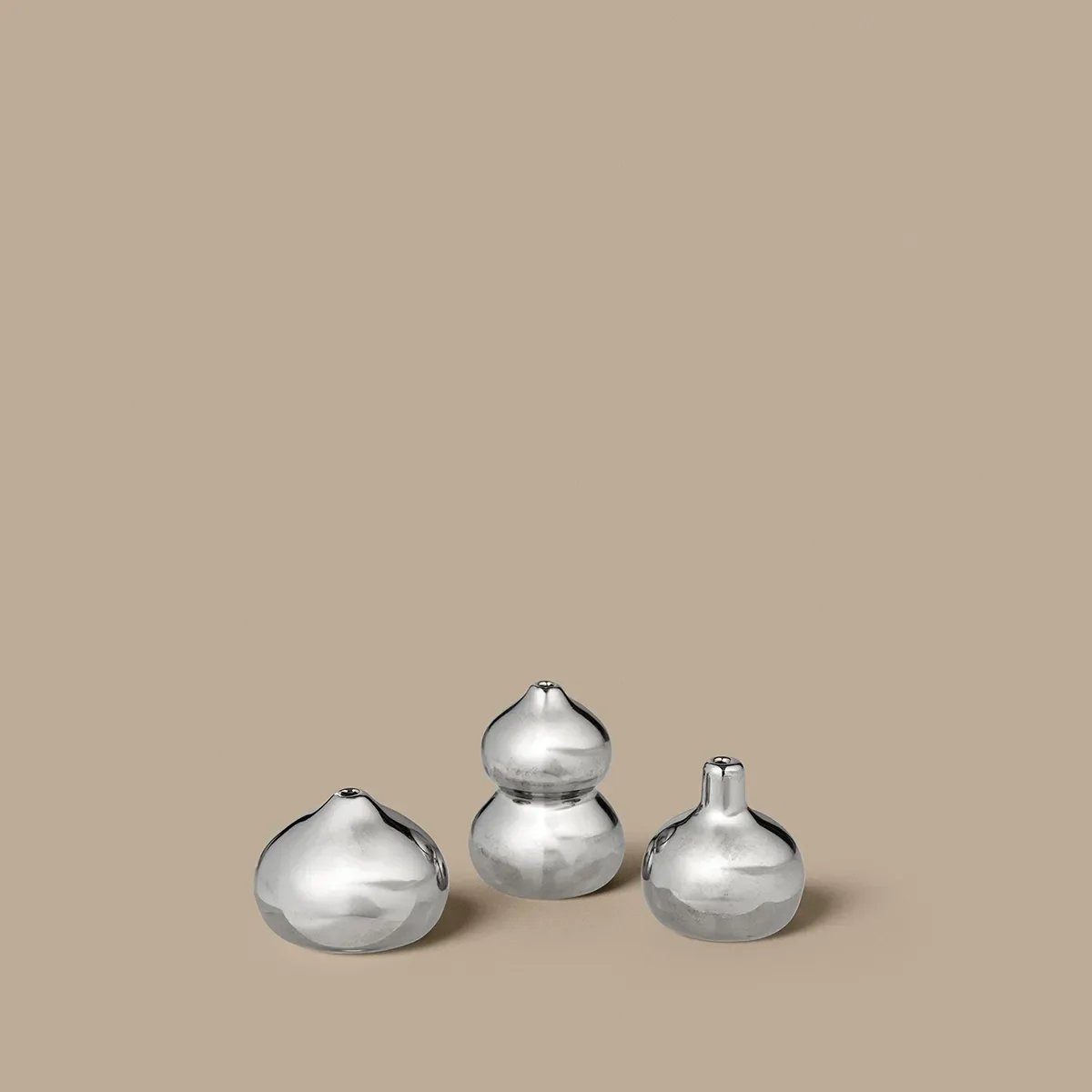 Minivase Komo Silver 3er-Set