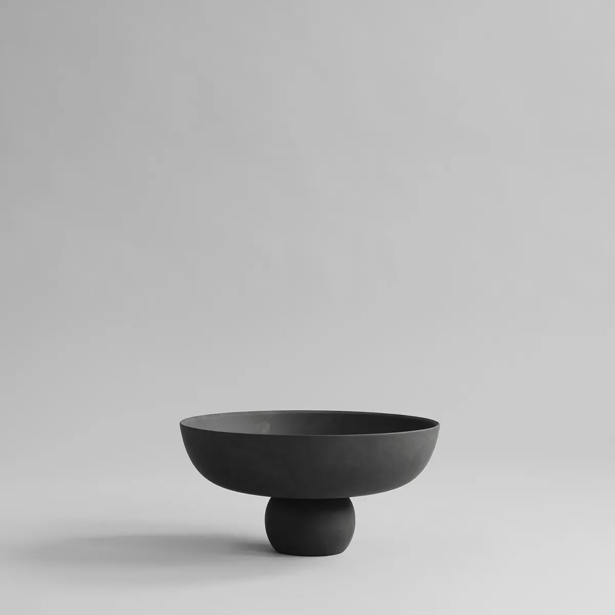 Handbemalte Dekoschale Baburu Medio Black Ø 30 cm