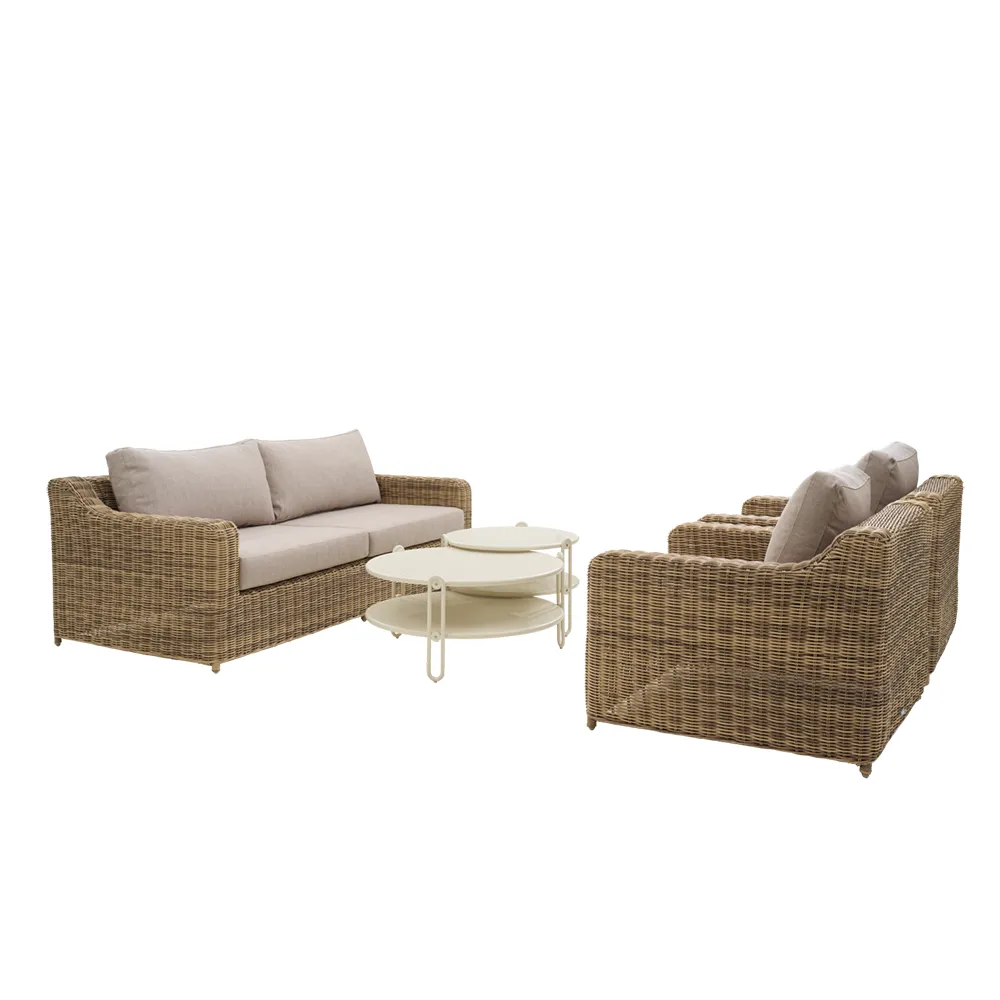 Glendon 3-sitzer-sofa  Rustic / Beige