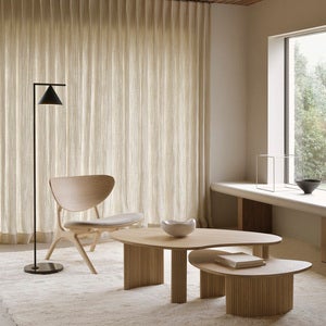 Boomerang Couchtisch Eiche 90x61 cm