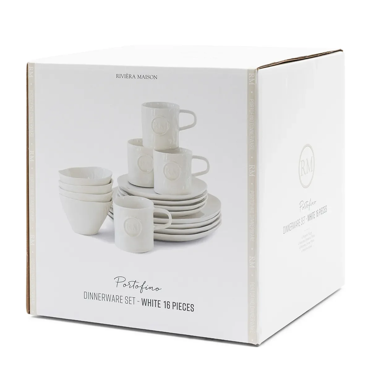 Geschirrset Portofino 16-teilig White