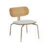 Curious Loungesessel Eiche/Messing Sterling