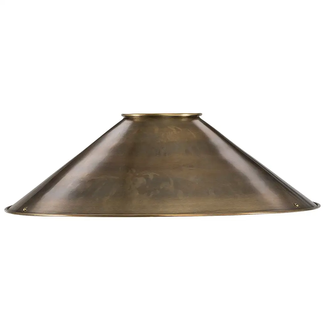 Positano lampenschirm stehlampe messing antik