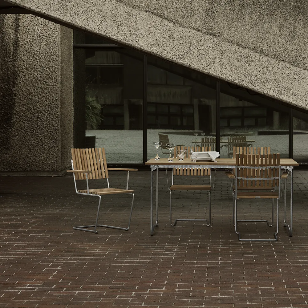 Bovik Sessel Teak / verzinkt