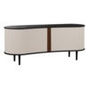 Audacious Sideboard Eiche schwarz/White Sands
