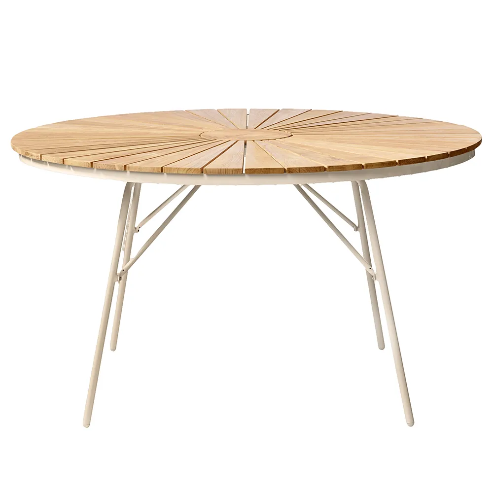 Ellen Tisch 130 cm Sandy Grey/Teak