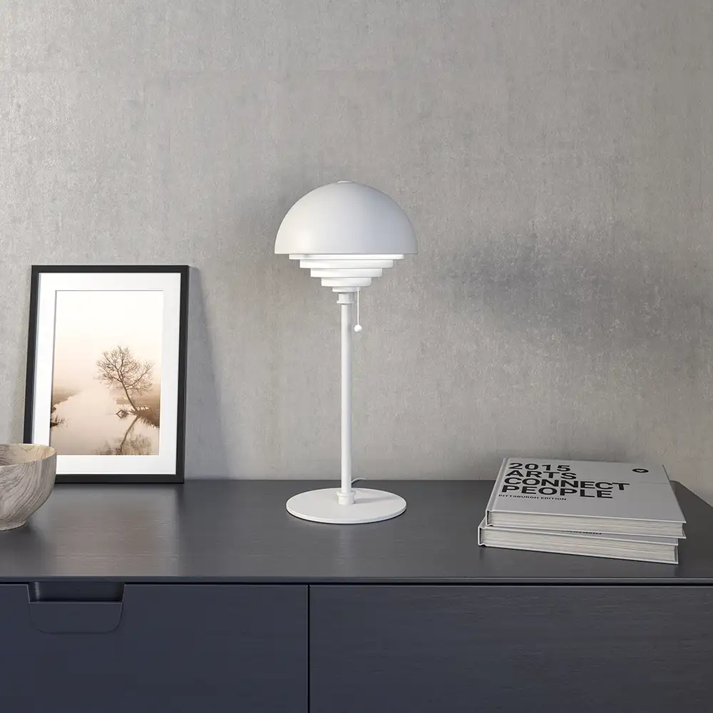 Motown Tischleuchte schwarz E27 