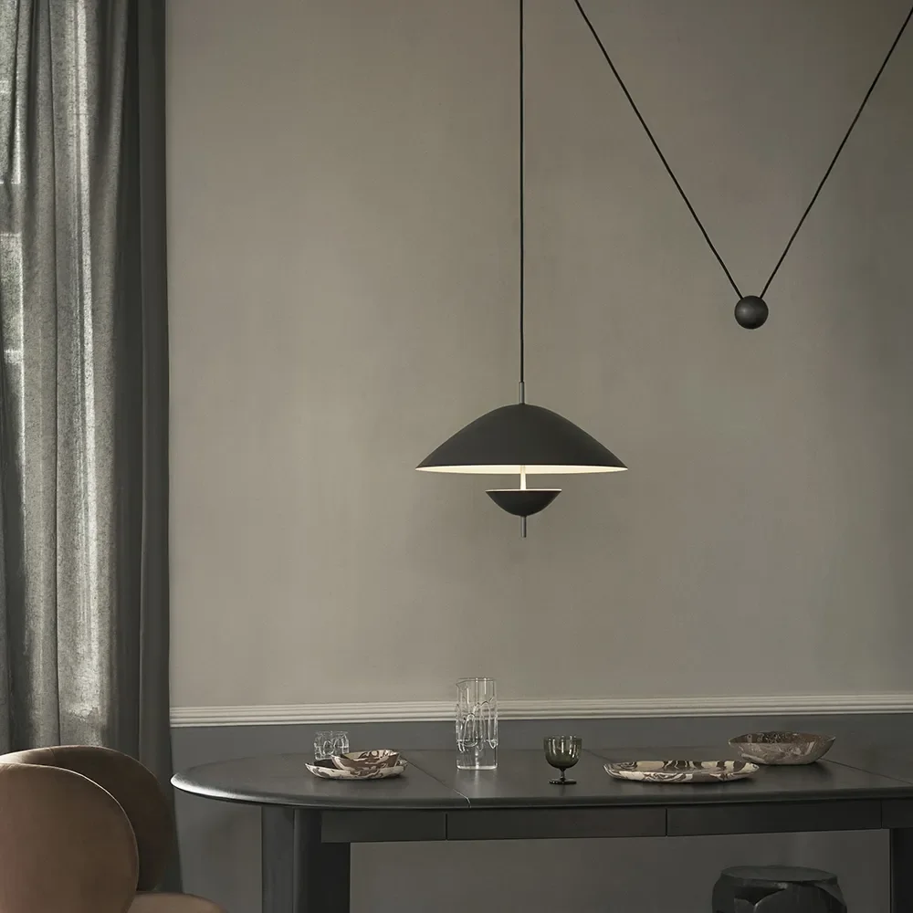 Lod Pendelleuchte Blackened Iron