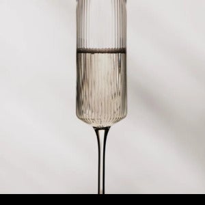 Champagnerglas 2er Pack Ripple Clear