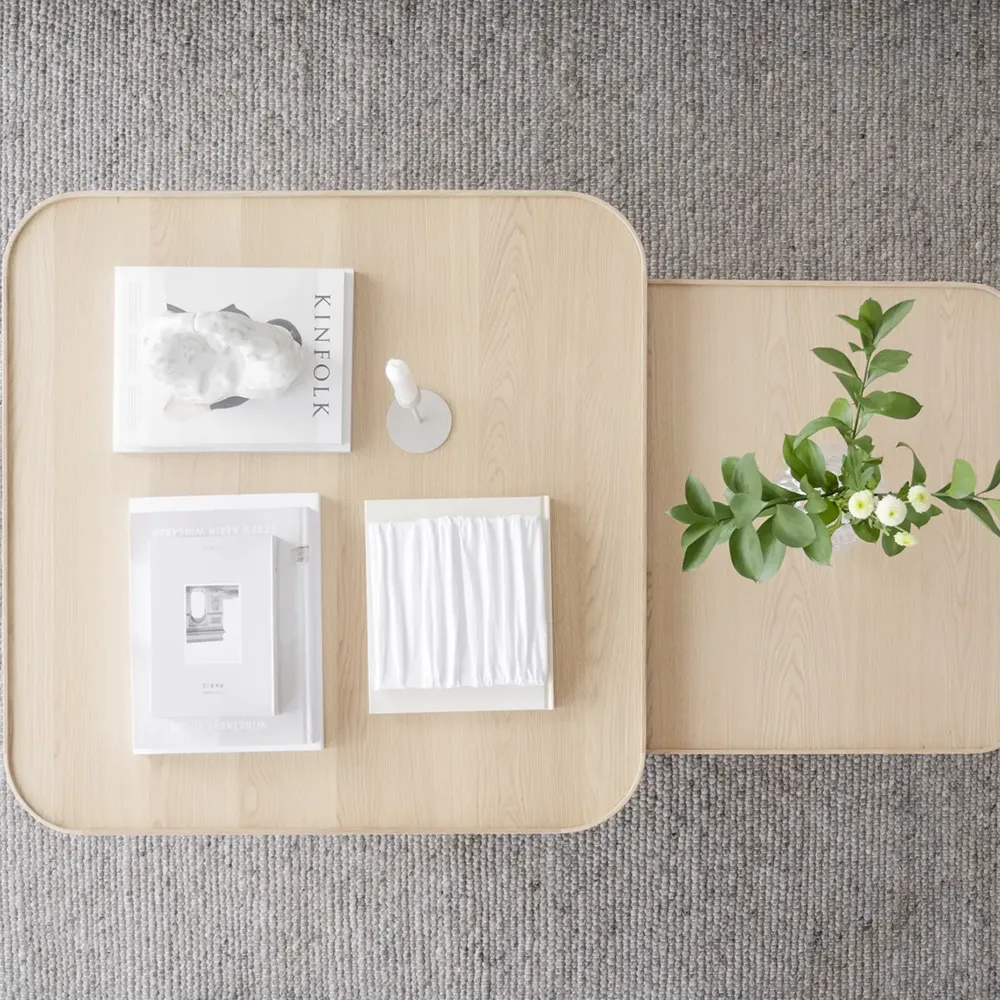 Sullivan Couchtisch 60x60 cm weiß pigmentiert