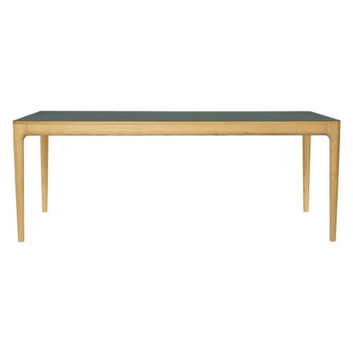 Heart'n'Soul Esstisch 200/300x90x75 Eiche/moosgrün
