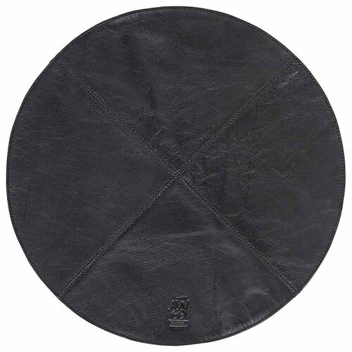 Platzdeckchen Nero Rund 37 cm Schwarz