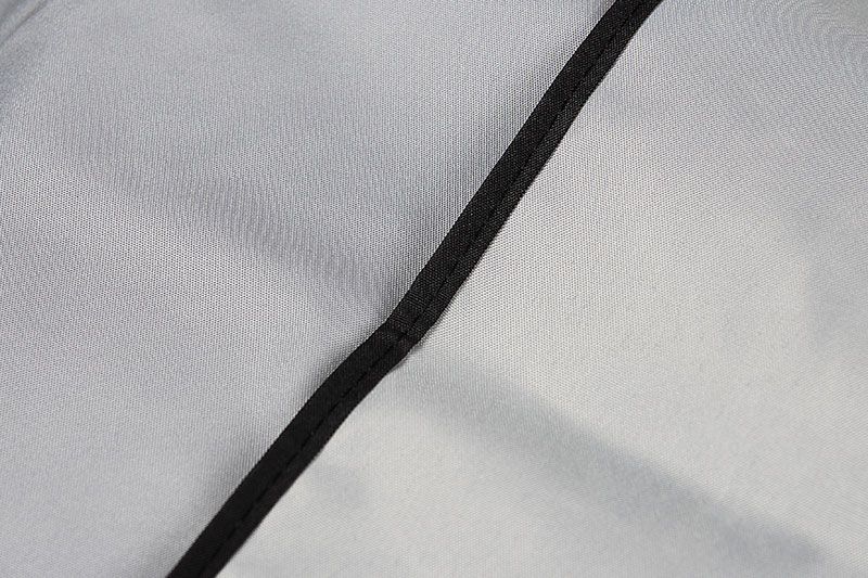 Möbeldecke 90 x 270 cm Höhe 65 cm grau 