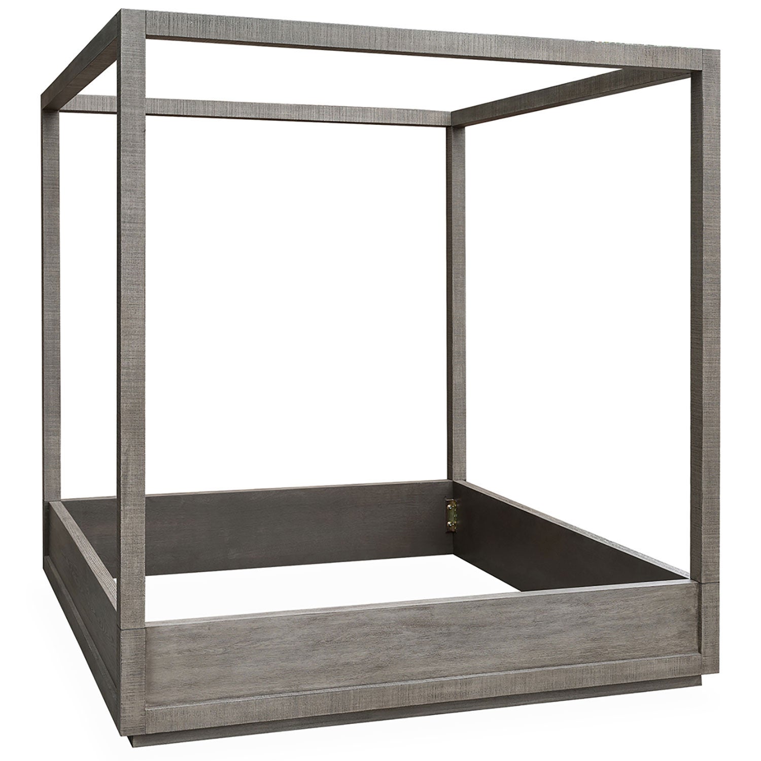 Hunter Bettgestell Grau Eiche Antik