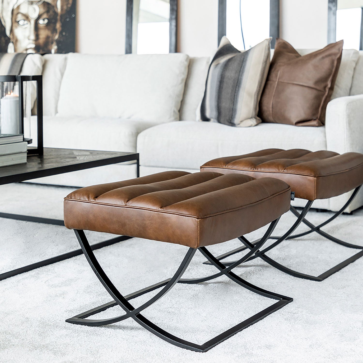 Brooks Fußhocker schokoladenbraun