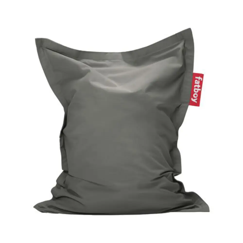 junior canvas Sitzsack recycled charcoal grey