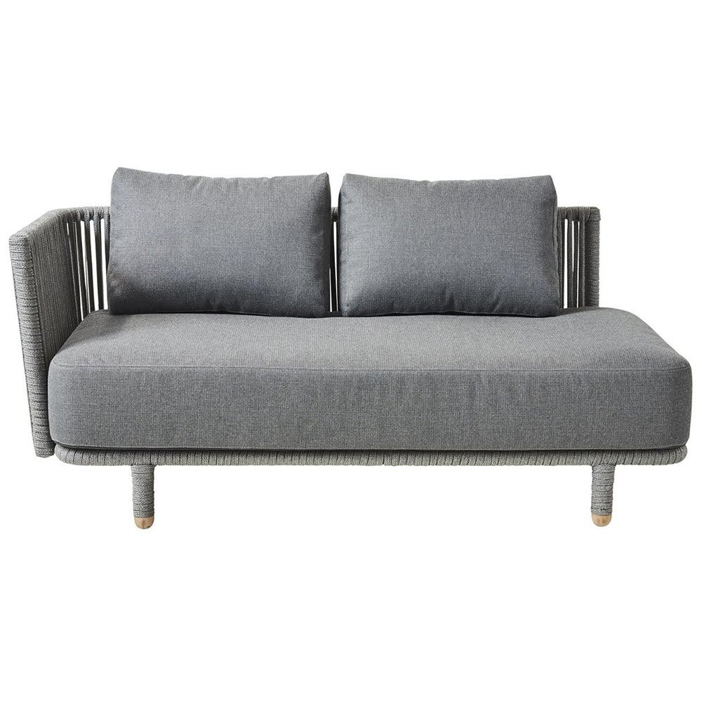 Moments 2 Pers. Sofa Rechtes Modul inkl. Grau Airto