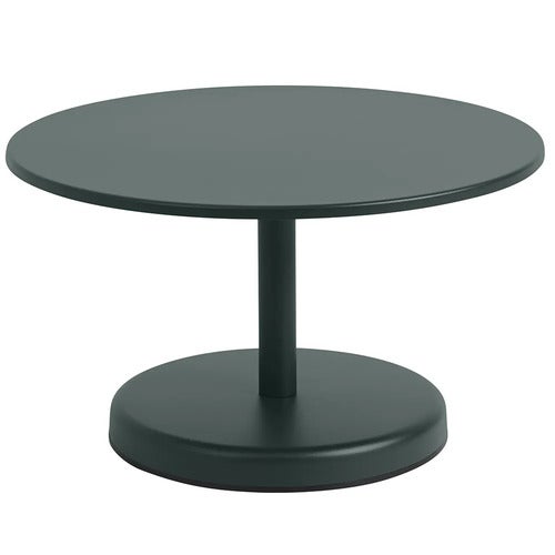 Linear Steel Couchtisch Ø70 cm Dark Green