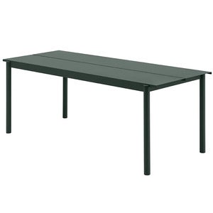 Linear Steel Esstisch 200X75 cm Dark Green