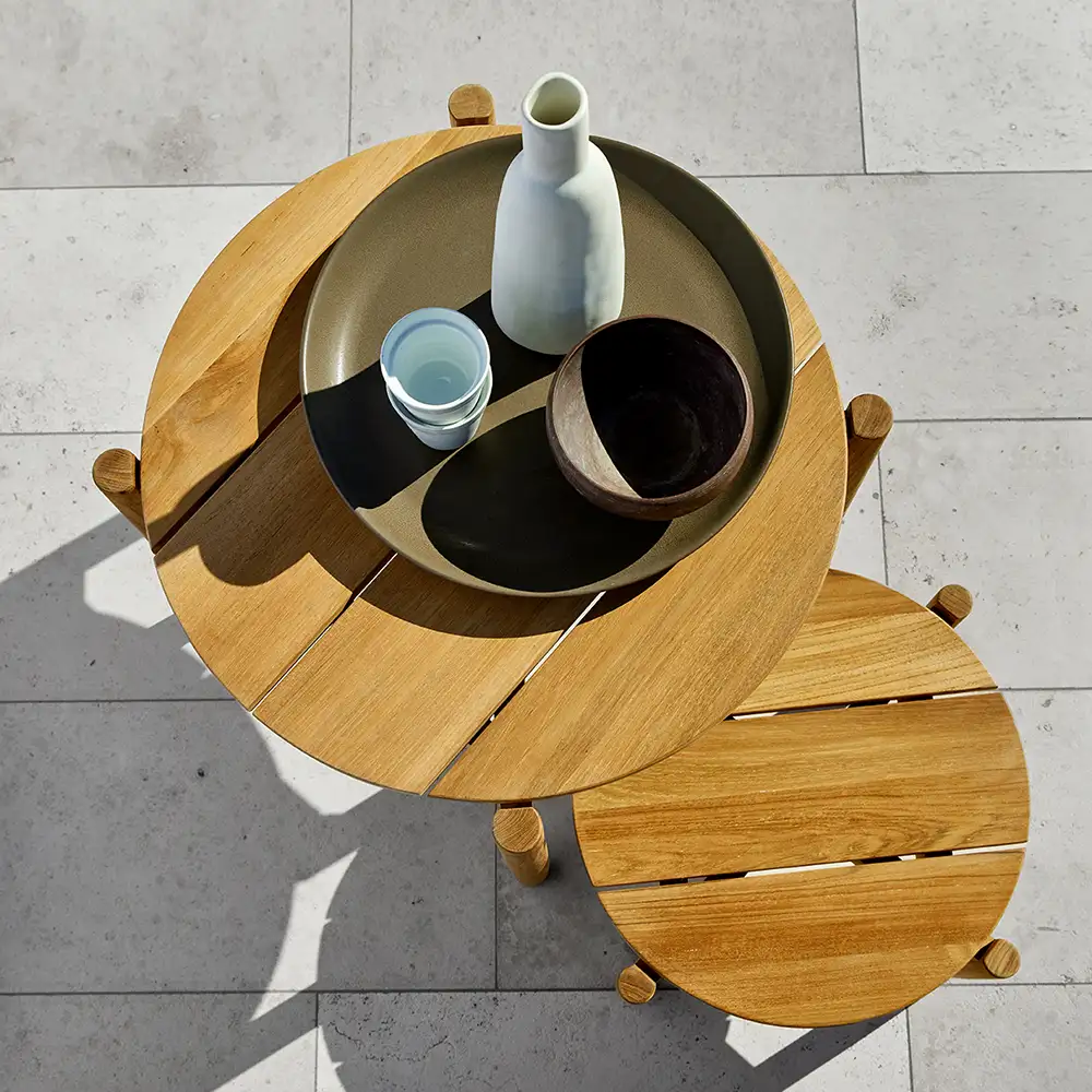 Koster Couchtisch 42 cm teak