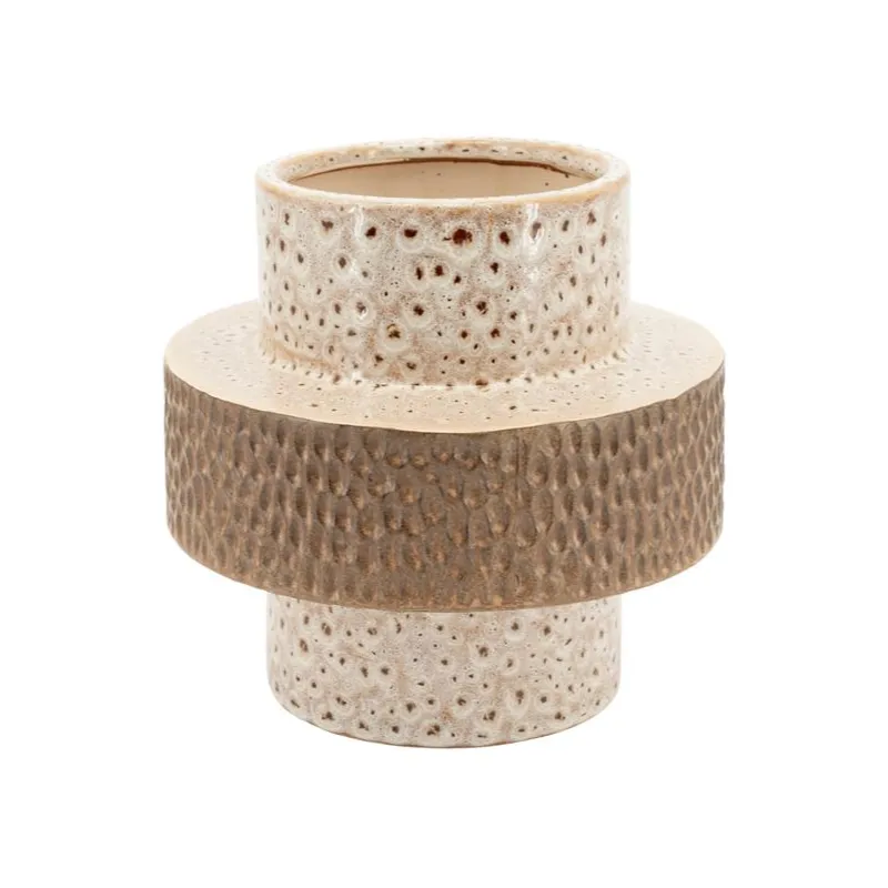 Nadir small 23,5x23,5x23 cm Steingut Braun