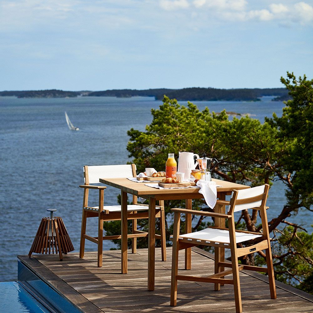 Djurö Teak-Esstisch 100 X 85