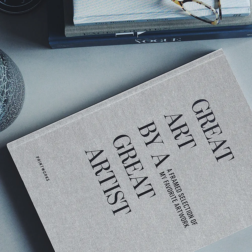 Frame book - Great Art, Grey