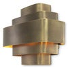 Wandleuchte Pegaso Vintage Brass
