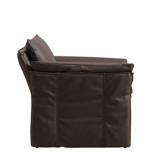 Harlem Sessel in Leder-Espresso