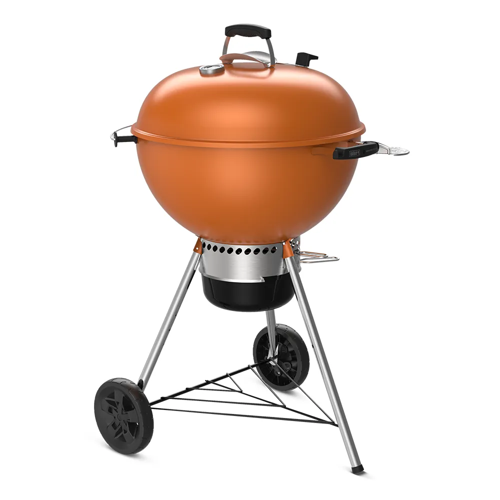 Master-Touch GBS C-5755 Holzkohlegrill in gebranntem Orange, 57 cm