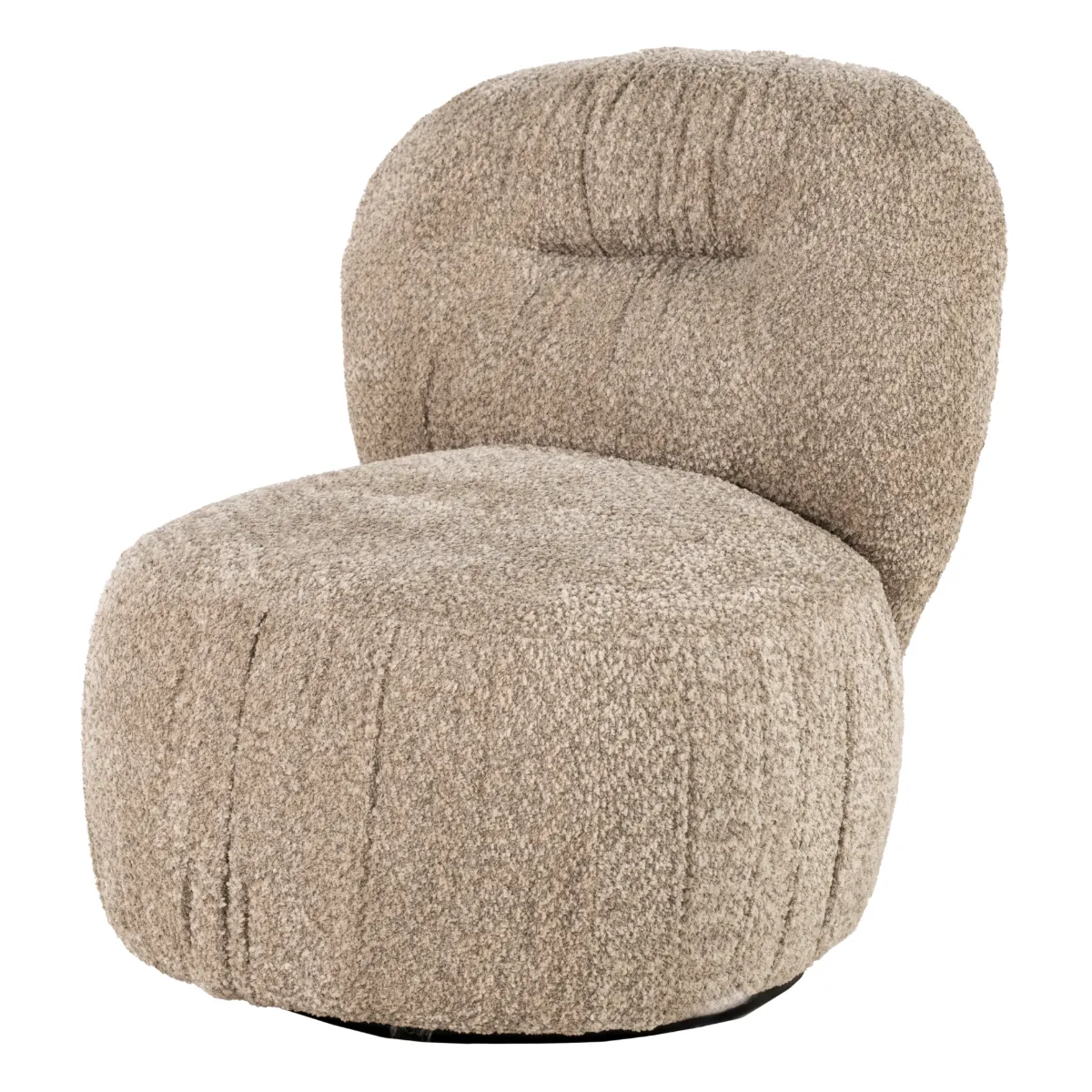 Roux Loungesessel 72x91x76,5 cm Polyester taupe