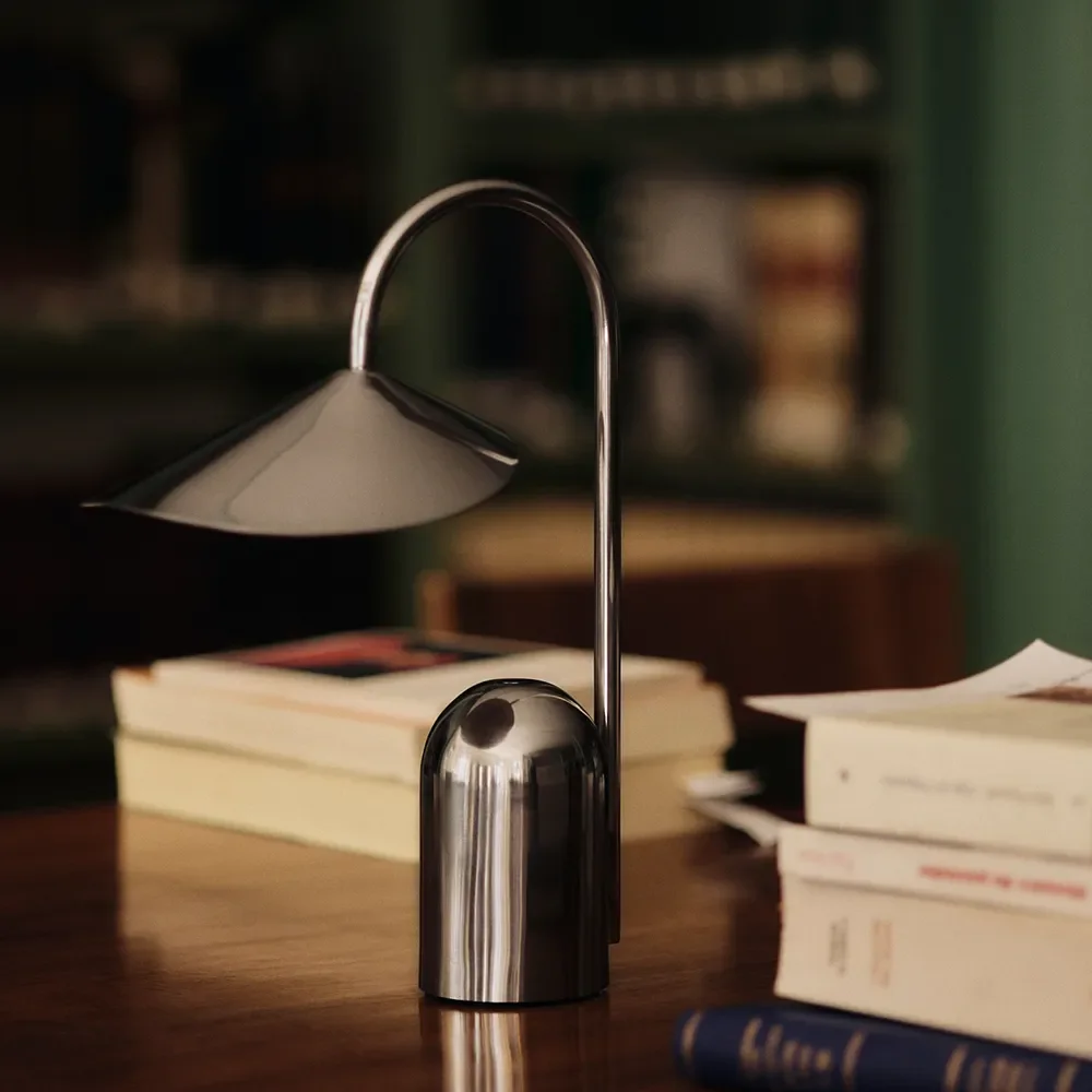 Arum Portabel lampe Stainless Steel