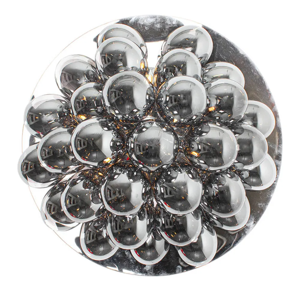 Gross Wandleuchte Ø60cm Rauchgrau