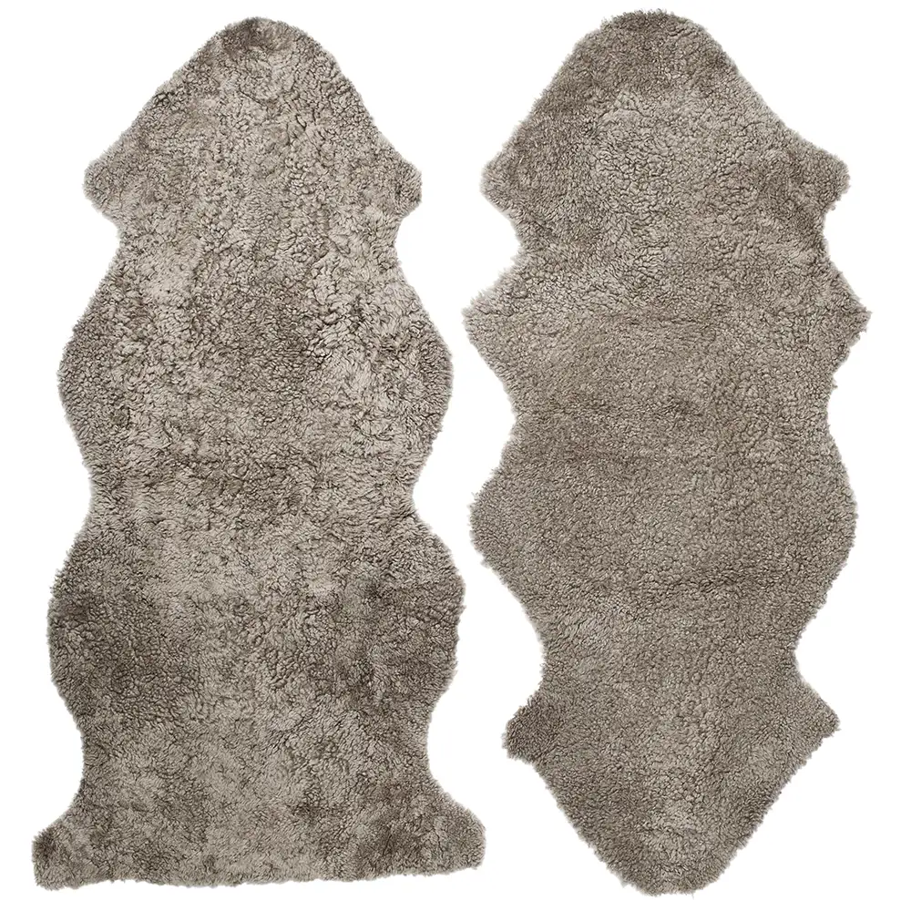  Curly Schafsfell 1,5 Sahara/Hellbraun