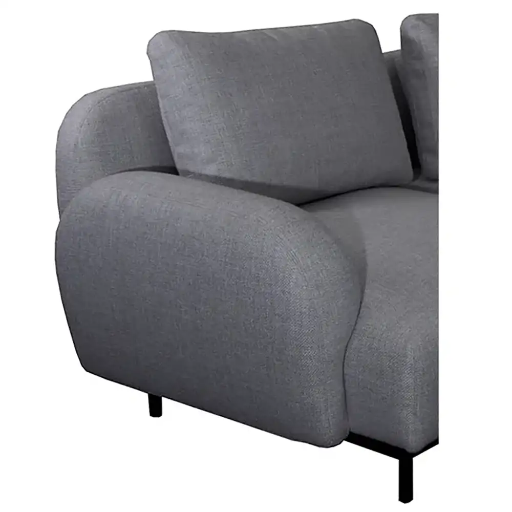 Aura Armlehne niedrig Dunkelgrau 