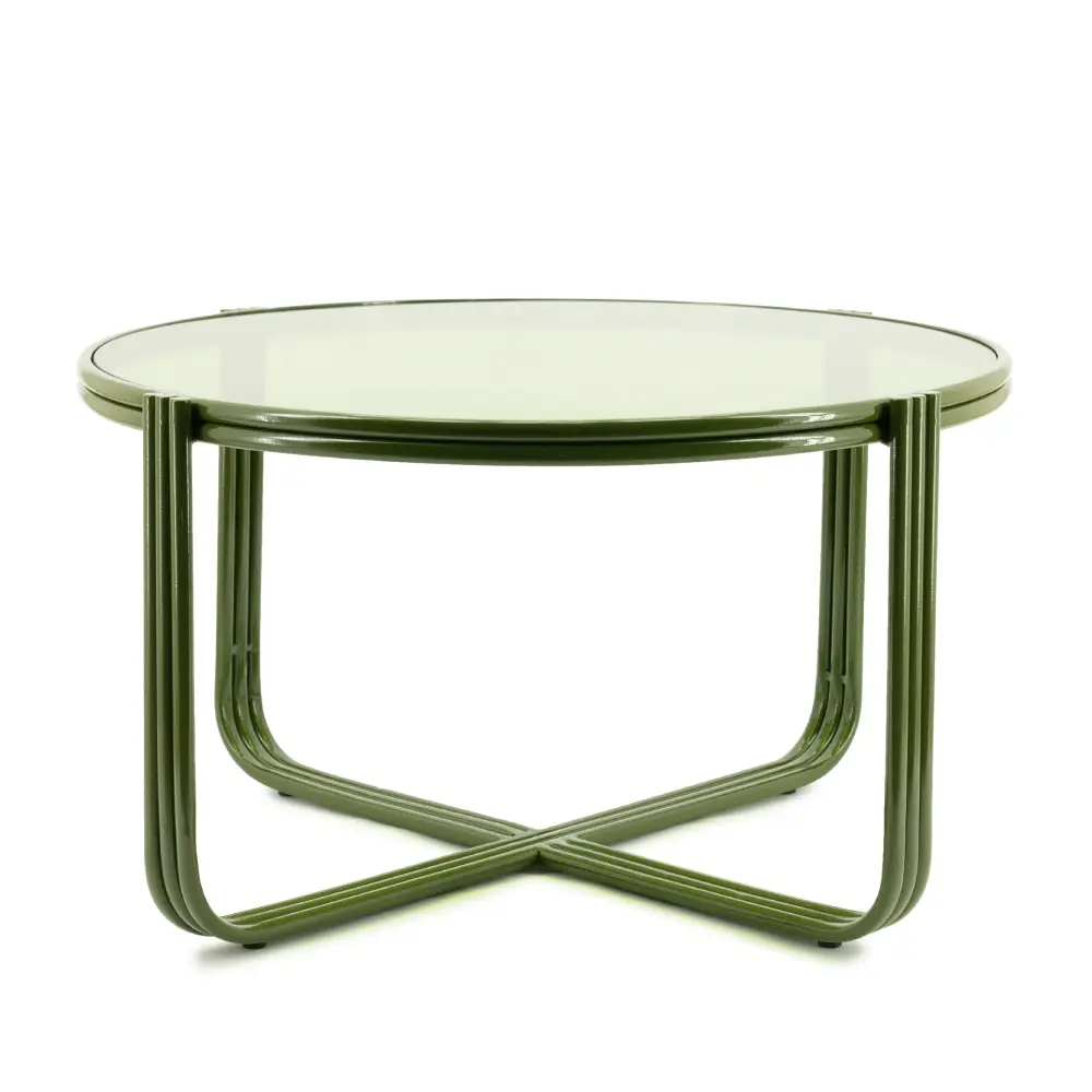 Groovy Couchtisch – grün, 63 x 63 x 35 cm