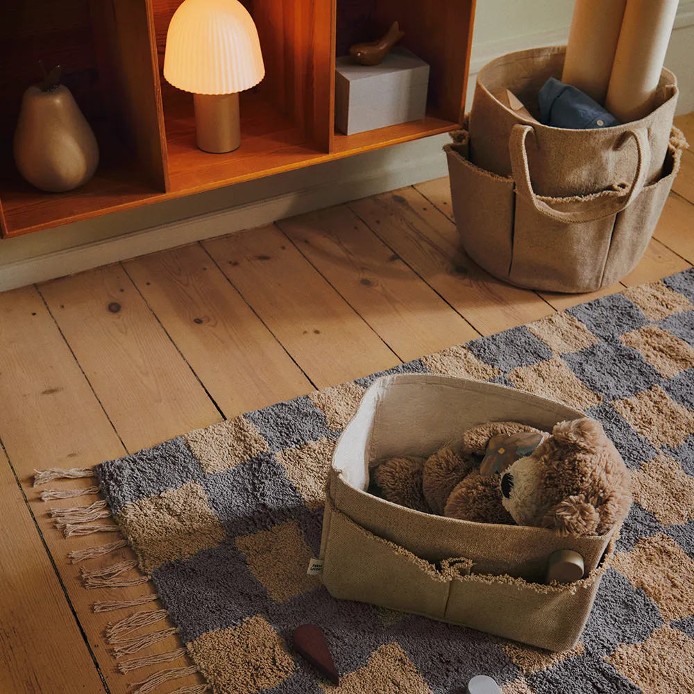 Waschbarer Teppich Mara Mist Blue