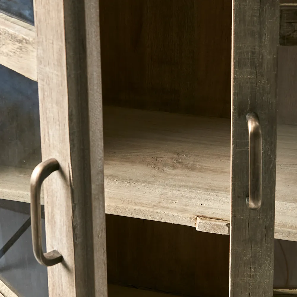 Riko Vitrine Schrank Natural