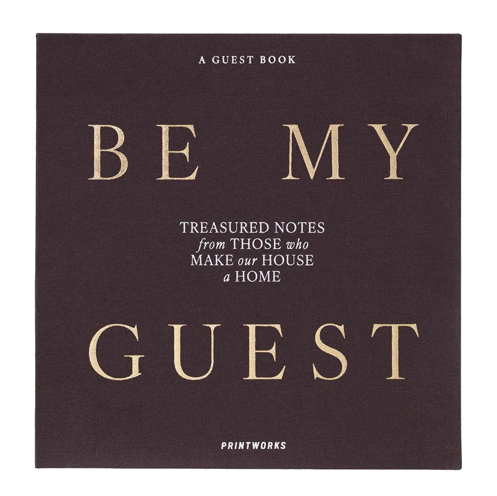Gästebuch Anthracite Be My Guest