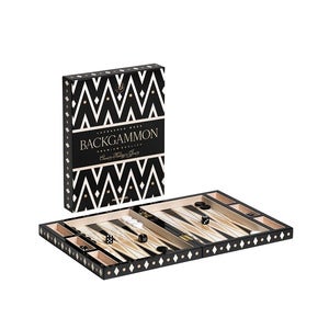Backgammon Lackiert Black
