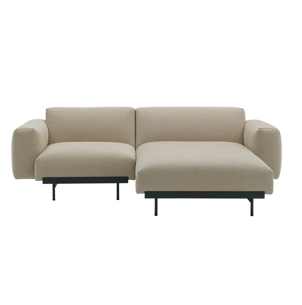 , In Situ 2-Sitzer-Modulsofa Config 4 - Ecriture240/Schwarz