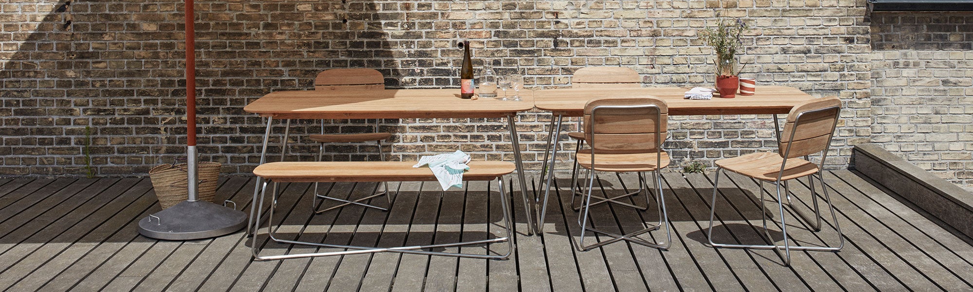 Lilium Esstisch 160 cm Teak