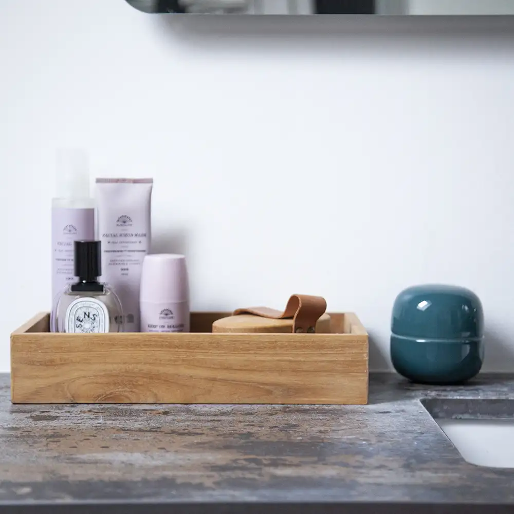 Bath tablett Teak