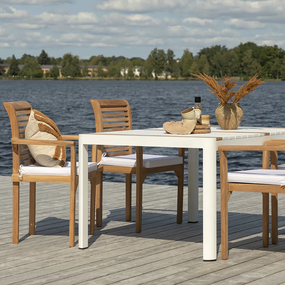 Kenia Esszimmerstuhl Teak 2er-Pack