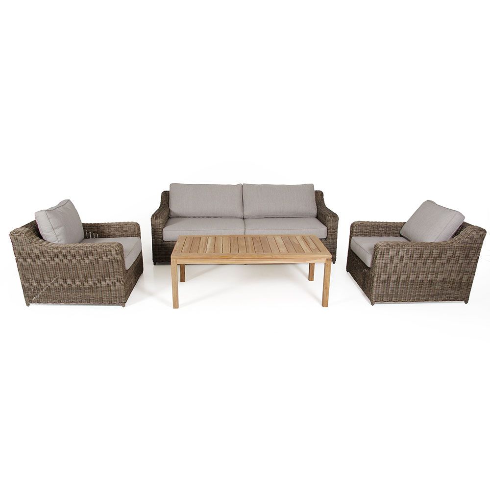 Glendon Sofa rustikal Rattan