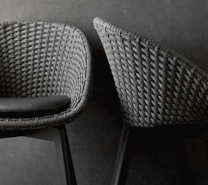 Peacock Dining Chair Soft Rope Indoor