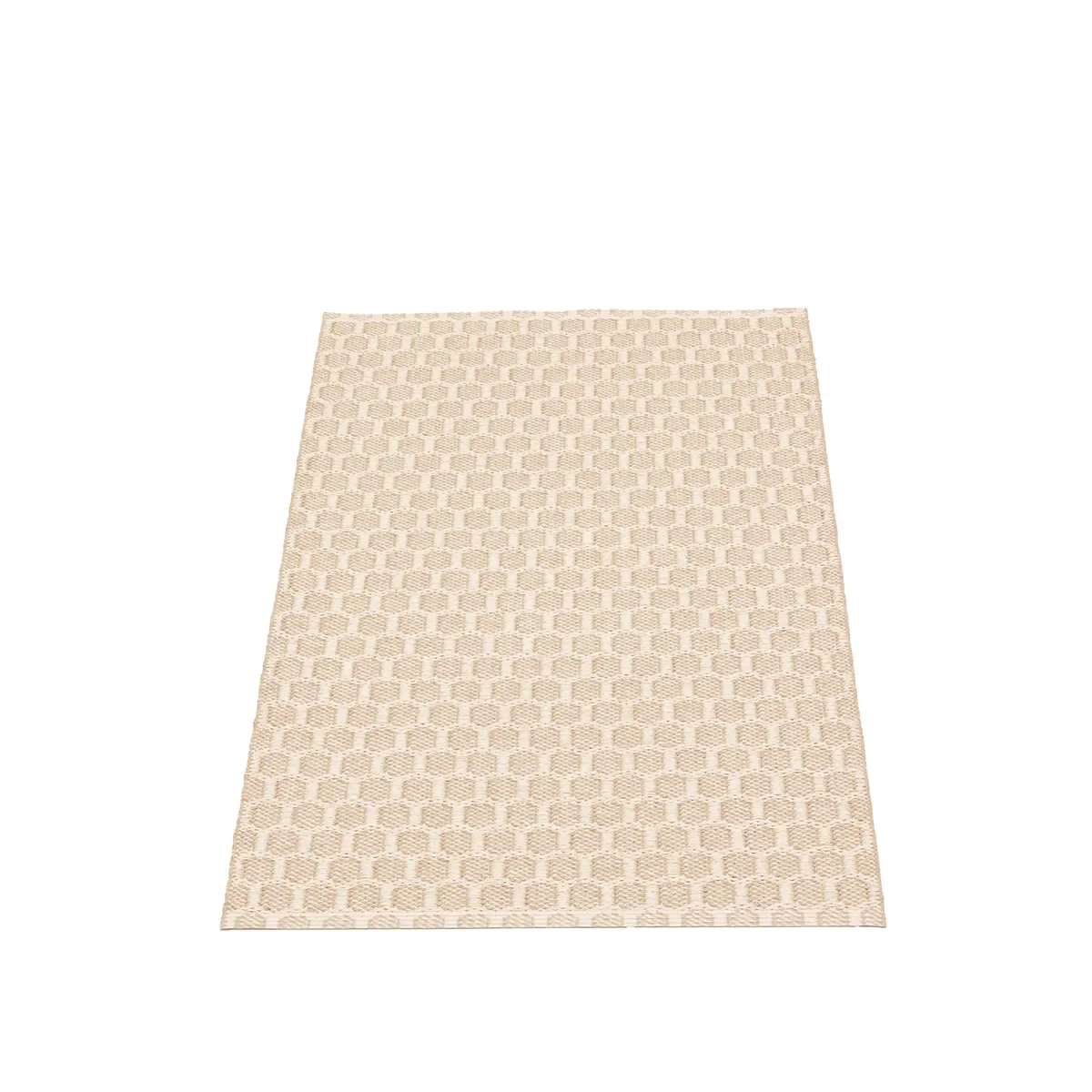 Wendbarer Kunststoffteppich MIMI Beige/Vanilla 70x120 cm