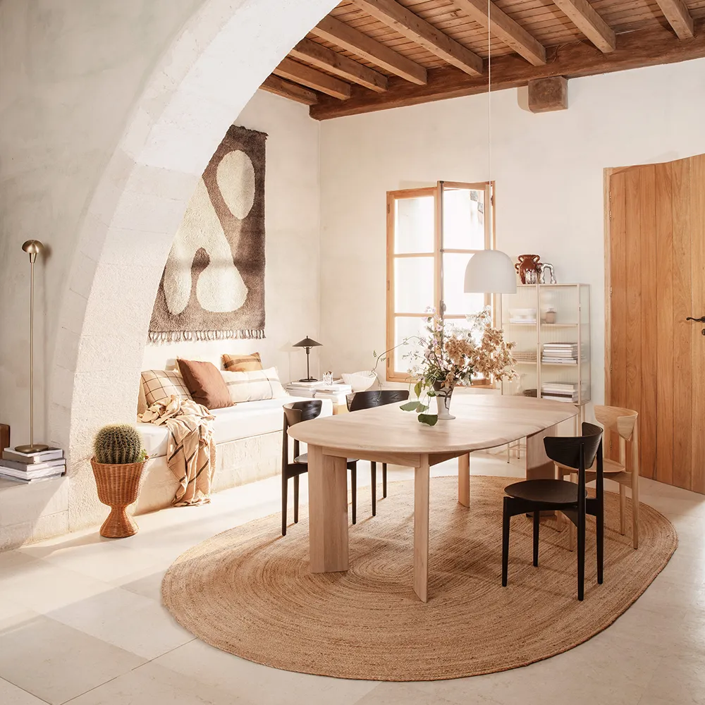 Eternal Oval Jute-Teppich 230 x 340 cm