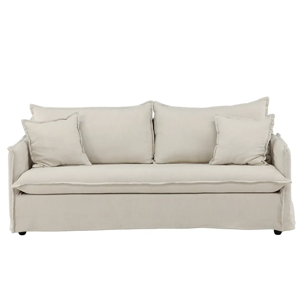 Nova 3-Sitzer Sofa Beige Leinen