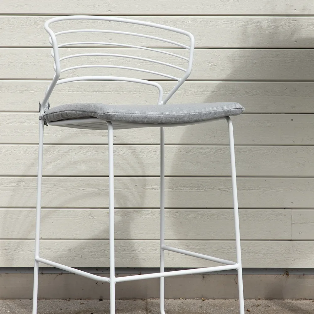 Milano Barhocker weiß 4er-Pack 